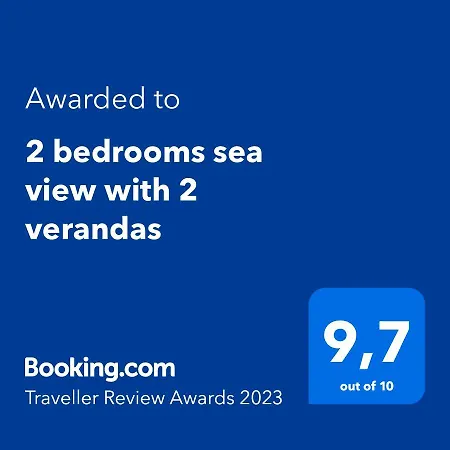Large Apt 2 Bedrooms Sea View & 2 Balconies * Larnaca